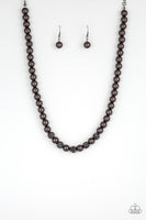 Posh Boss Necklace-Black