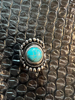 Blue Turquoise Stone ring