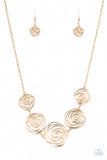 Rosy Rosette - Gold